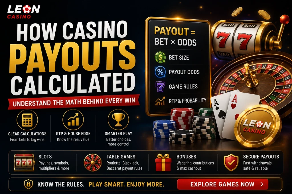 How Casino Payouts Calculated – casino payout guide with RTP, paylines, odds, jackpots, bonus rules and withdrawal process explained.